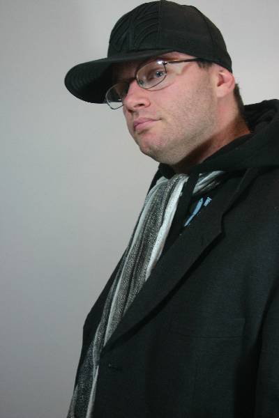 Me beim Ifos Photoshooting für ein neuen Flyer