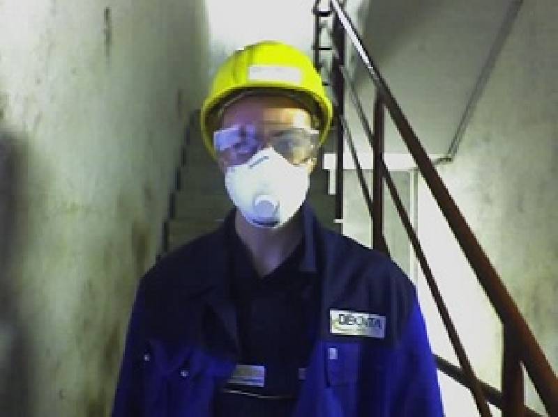 Ich auf Arbeit